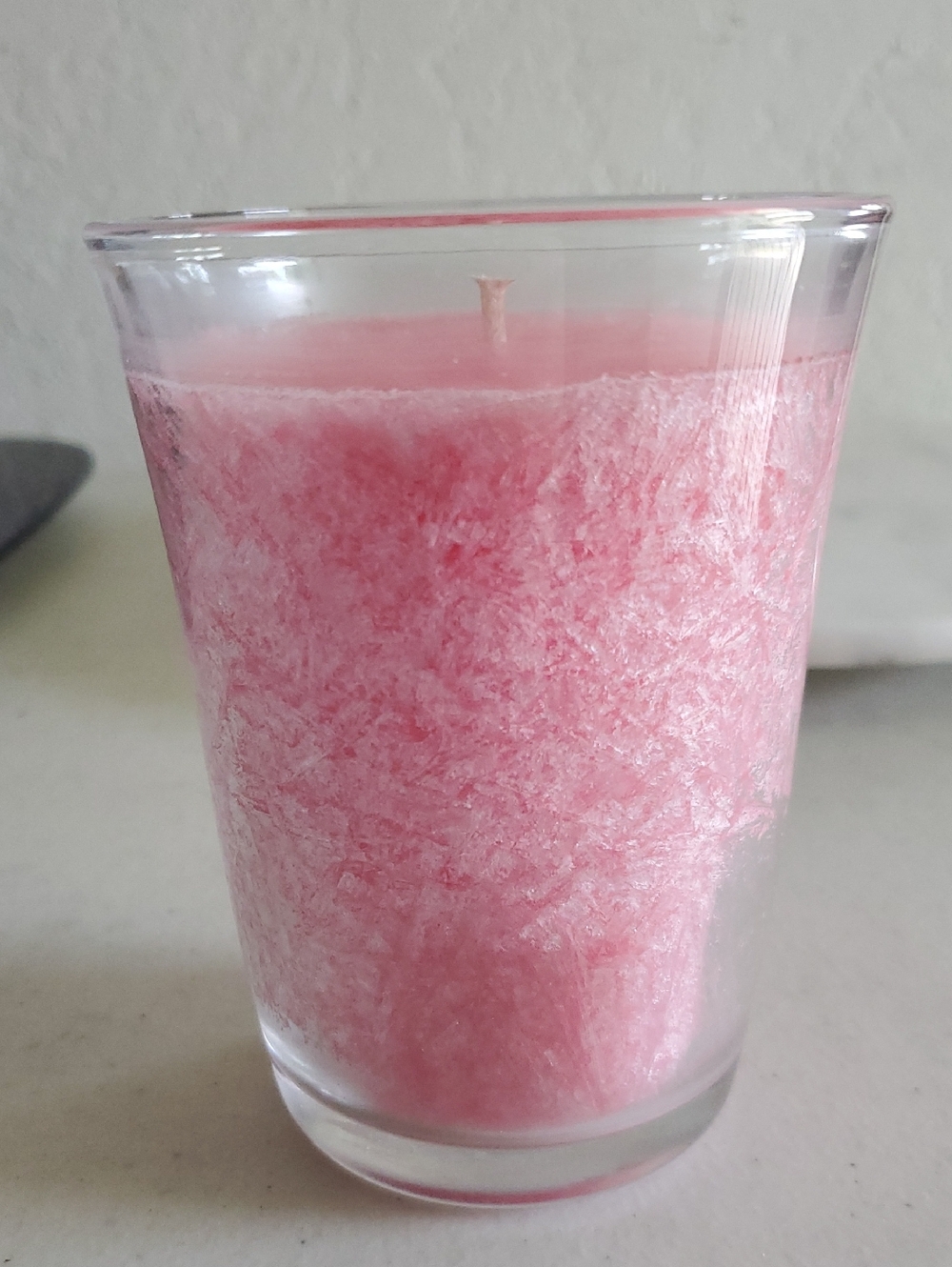 Pink Grapefruit Palm Candle New Clean Burning cotton wick Celebrating Home